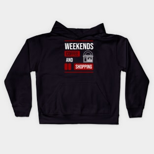 Weekends Coffee And Shopping \ Funny Mom Kids Hoodie